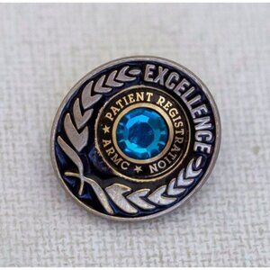 Vintage ARMC Patient Registration Excellence Pin - O1